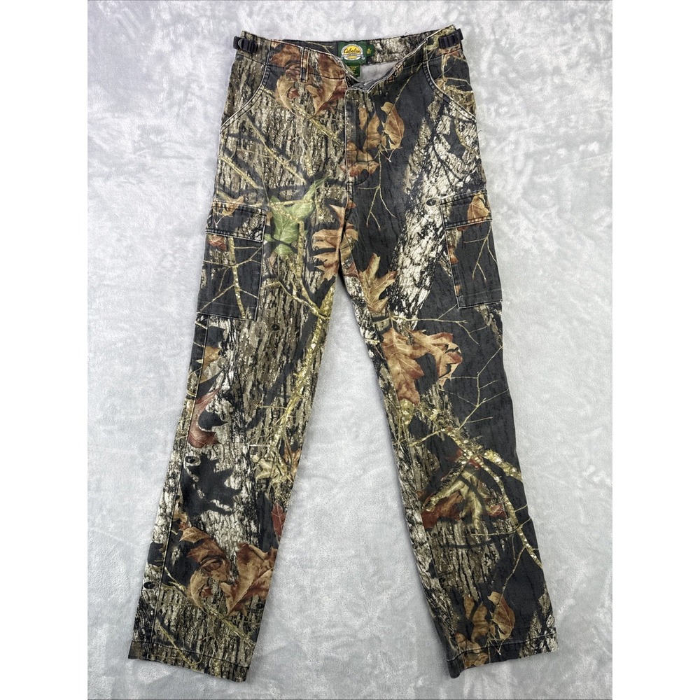 Cabela's camouflage hunting pants Kids Size 18 Mossy Oak Camo Cargo Pants